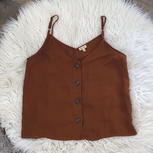 ❌SOLD Brown Tank Top 🤠